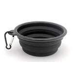 Collapsible Silicone Pet Bowl with Carabiner - Vignette | DoggyElite