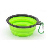 Collapsible Silicone Pet Bowl with Carabiner - Vignette | DoggyElite