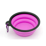 Collapsible Silicone Pet Bowl with Carabiner - Vignette | DoggyElite