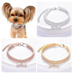 Diamond Pink Dog Collar - Vignette | DoggyElite