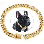 Dog Collar Chain Gold - Vignette | DoggyElite