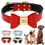 Dog Collar With Bow Tie - Vignette | DoggyElite