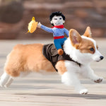 Dog Cowboy Riding Costume - Vignette | DoggyElite