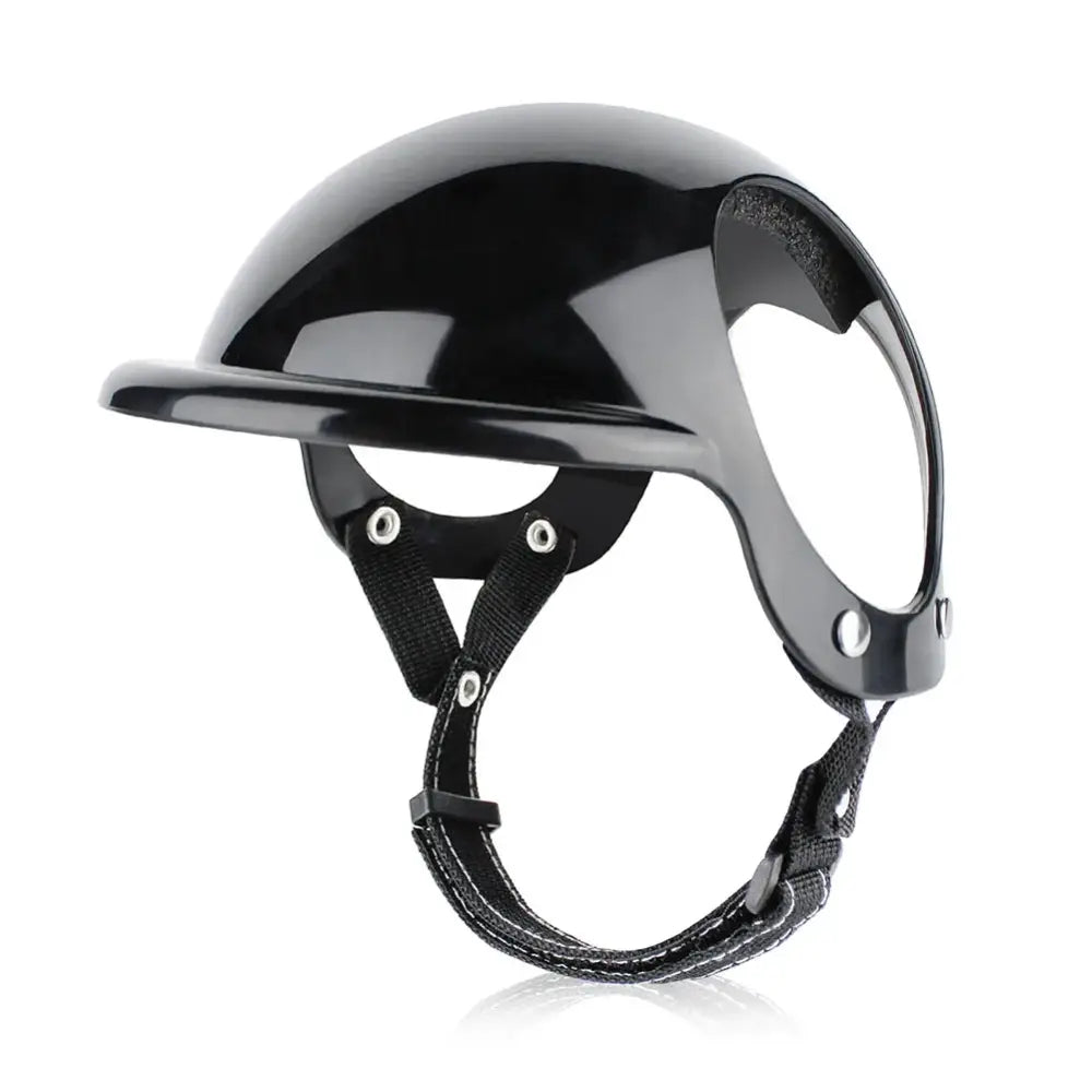 Sleek black and silver motorcycle or bicycle helmet with a visor.