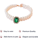 Dog Pearl Necklace Collars - Vignette | DoggyElite