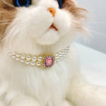 Dog Pearl Necklace Collars - Vignette | DoggyElite