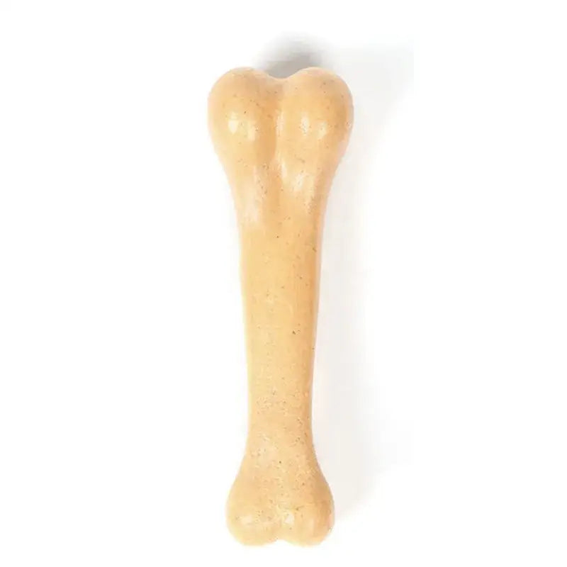 Dog chew toy shaped like a bone.