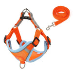 Orange Tactical Dog Harness - Vignette | DoggyElite