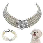 Pearl Dog Collar Large - Vignette | DoggyElite