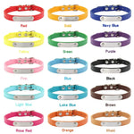 Personalized Leather Dog Collars - Vignette | DoggyElite