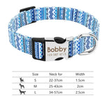 Personalized Patterned Dog Collar - Vignette | DoggyElite