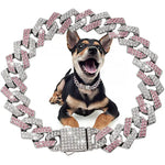 Pink Diamond Dog Collar - Vignette | DoggyElite