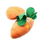 Plush Carrot Dog Toy - Vignette | DoggyElite