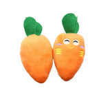 Plush Carrot Dog Toy - Vignette | DoggyElite