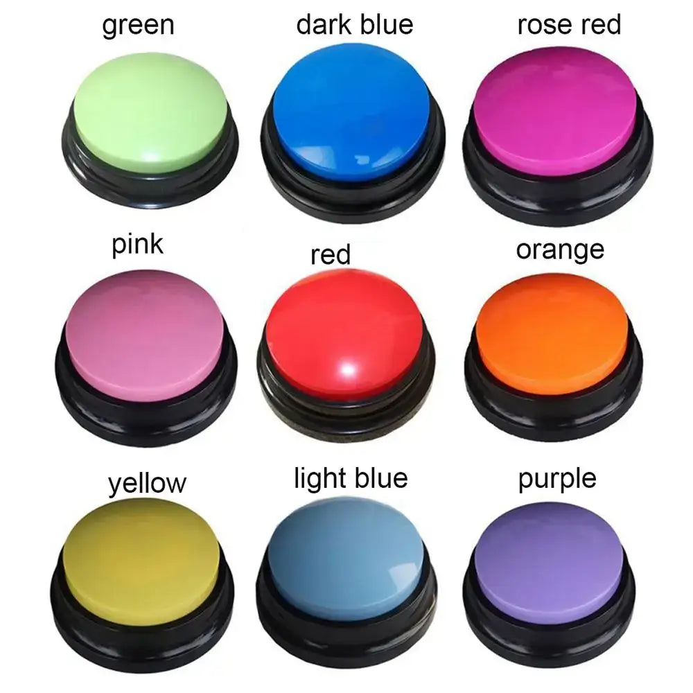 Colorful round buttons or buzzers arranged in a 3x3 grid with labeled colors.