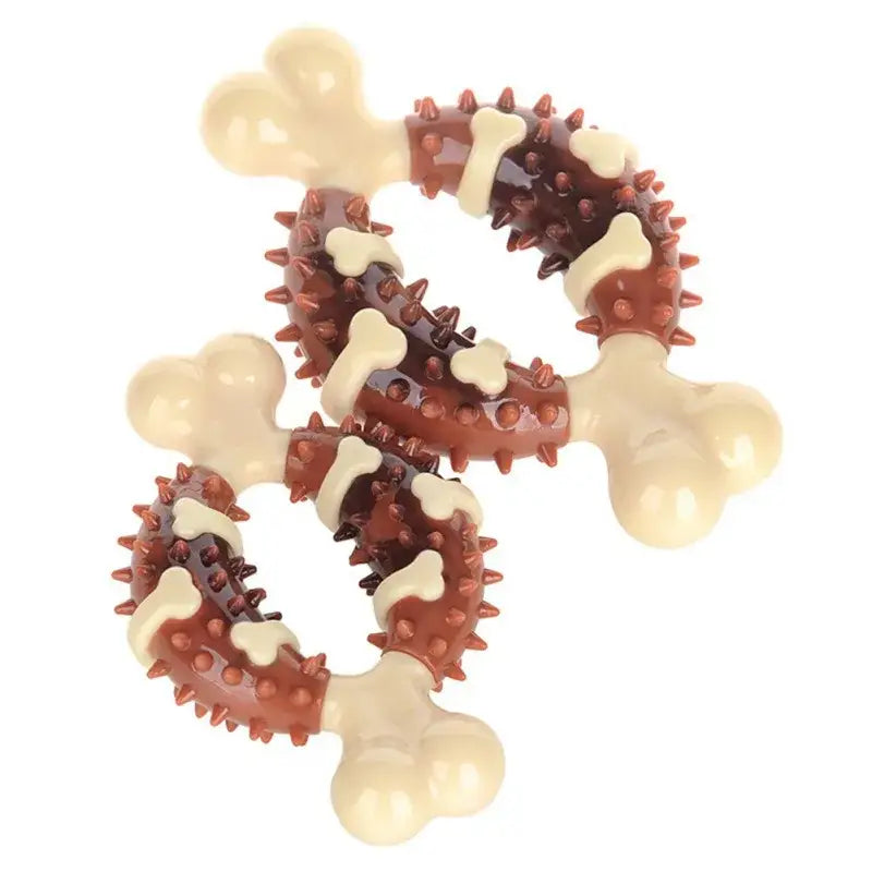 Gummy candy shaped like octopus tentacles and bones.