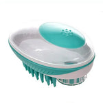 Rubber Curry Brush For Dogs - Vignette | DoggyElite