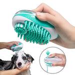 Rubber Curry Brush For Dogs - Vignette | DoggyElite