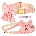 Small Dog Collar With Bow Tie - Vignette | DoggyElite