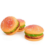 Squeaky Hamburger Dog Toy - Vignette | DoggyElite