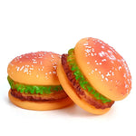 Squeaky Hamburger Dog Toy - Vignette | DoggyElite