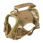 Tan Tactical Dog Harness with Adjustable Straps - Vignette | DoggyElite