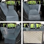 Dog Car Seat Cover Waterproof Pet Travel Dog Carrier Hammock Car Rear Back Seat Protector - Image 4