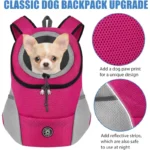 Double Shoulder Portable Travel Backpack Outdoor Pet Dog - Image 2
